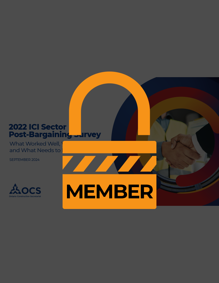 ICI Sector Post-Bargaining 2022 Survey